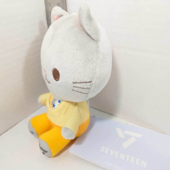 Wonwoo Seventeen SECTOR17 Cat Neko Japan Exclusive Crane Game Sega Plush - Picture 5 of 12
